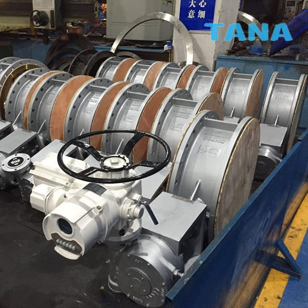 triple eccentric butterfly valve China