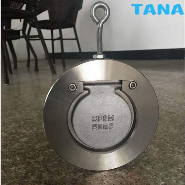 Thin type wafer Single disc swing check valve