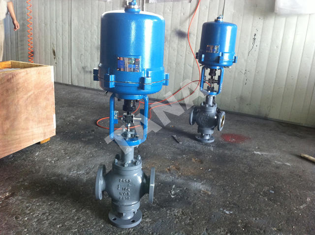 3 way control valve exported to Malaysia