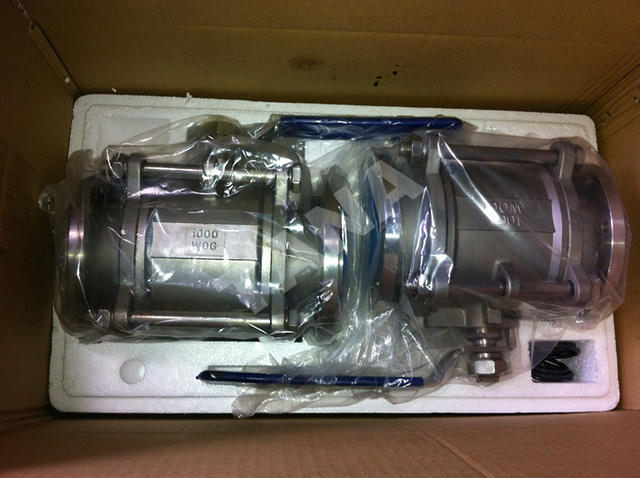 Vacuum ball valve exported to Kuwait